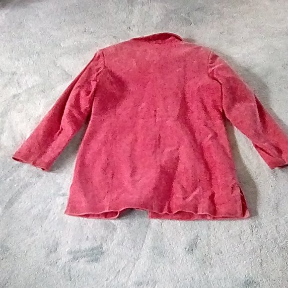 Red Washable (!?!) Suede Coat by CHEROKEE - Picture 4 of 6